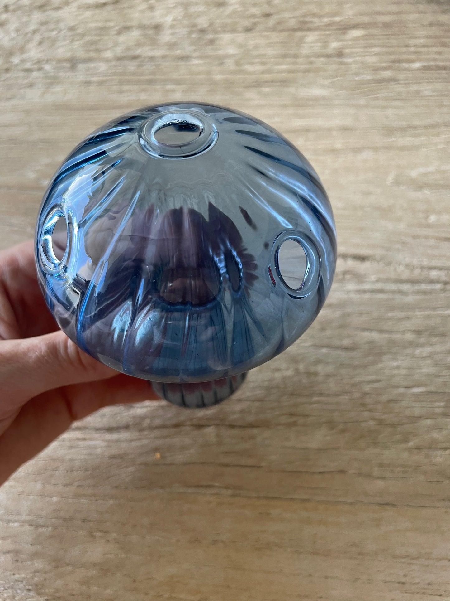 Mushroom Vase - Blue