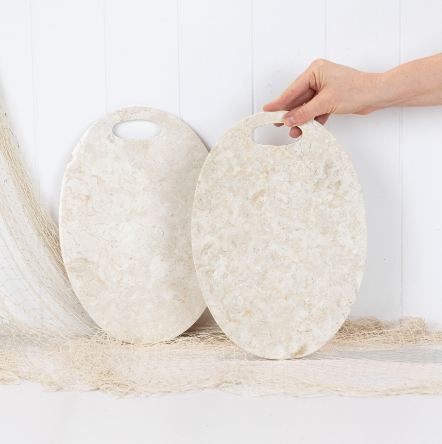 Natural Marble Stone Platter (S)